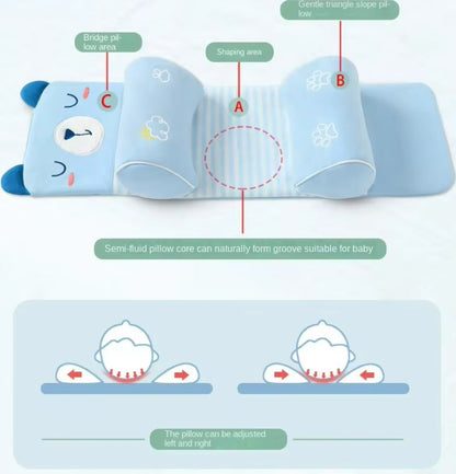 NEW BORN BABY PILLOW WITH ADJUSTABLE SUPPORT FOR HEAD SHAPING