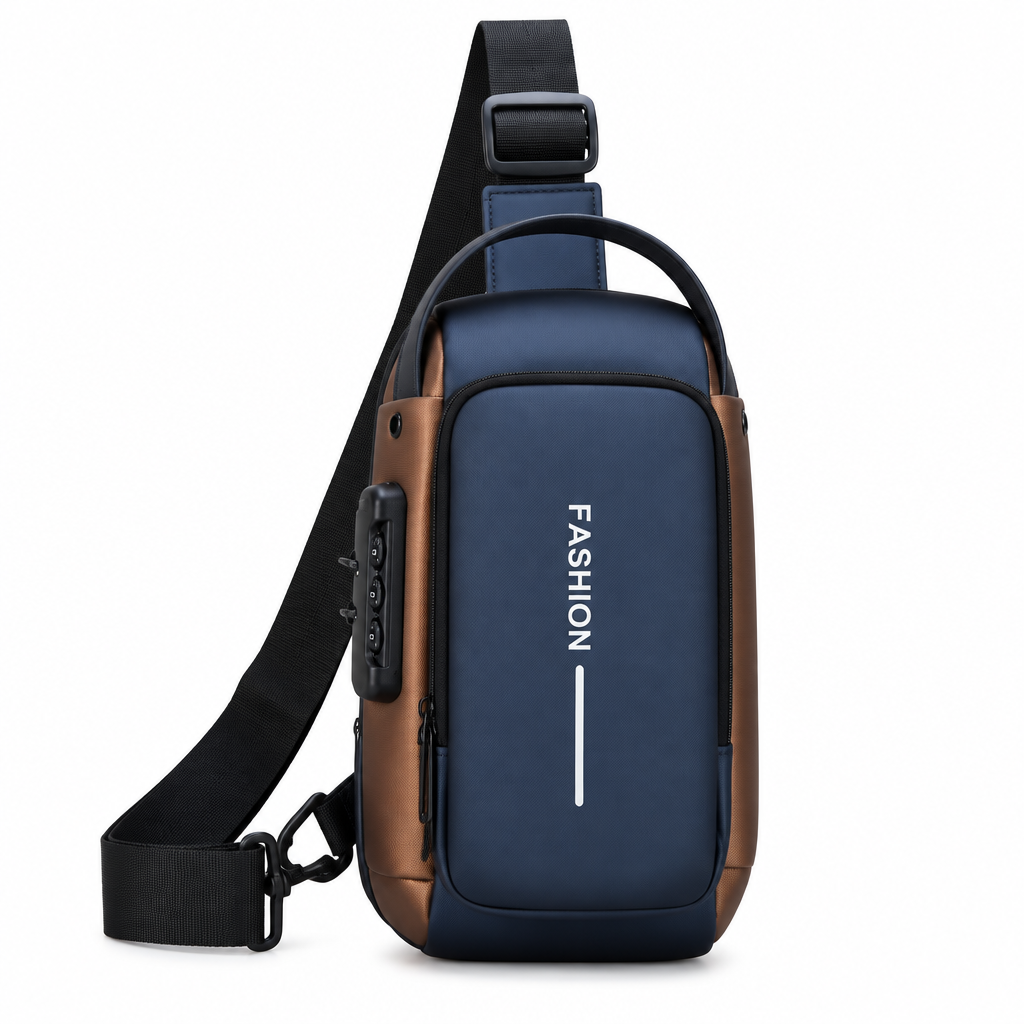 Crossbody chest bag front view