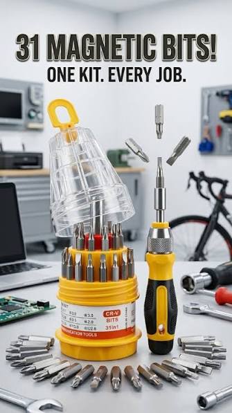 PRODESIRE™  31 iN 1 PRECISION HANDLE SCREW DRIVER SET (IMPORTED)