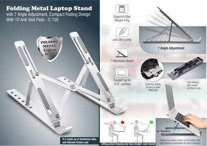 PRODESIRE™ ALUMINIUM METAL LAPTOP STAND (IMPORTED)