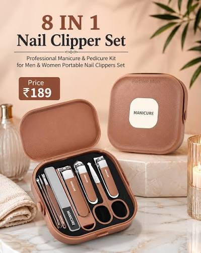 PRODESIRE™ 8-IN-1 NAIL PROFESSIONAL MANICURE & PEDICURE KIT (IMPORTED)