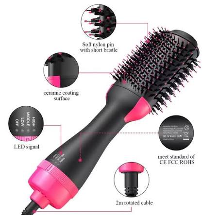PRODESIRE™ ONE STEP HOT AIR BRUSH (DRYER + STYLER + STRAIGHTENER)