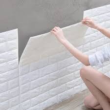 PRODESIRE™ SELF ADHESIVE 3D BRICK WALL SHEET (27X30 INCH PER SHEET)