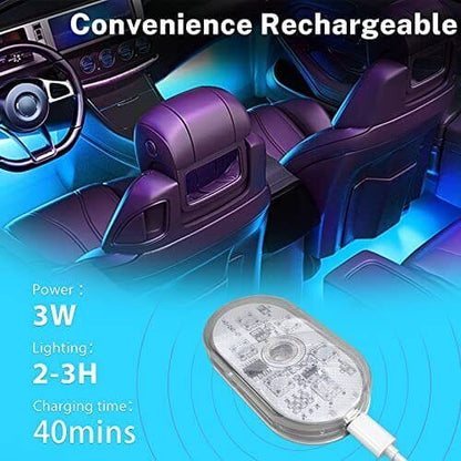 PRODESIRE™ LED CAR INTERIOR LIGHTING, FINGER TOUCH SENSOR READING LAMP, 7 COLORS LED INTERIOR CAR LIGHTS