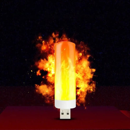 USB FLAME EFFECT LIGHT FOR AMBIENT DECOR