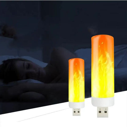 USB FLAME EFFECT LIGHT FOR AMBIENT DECOR