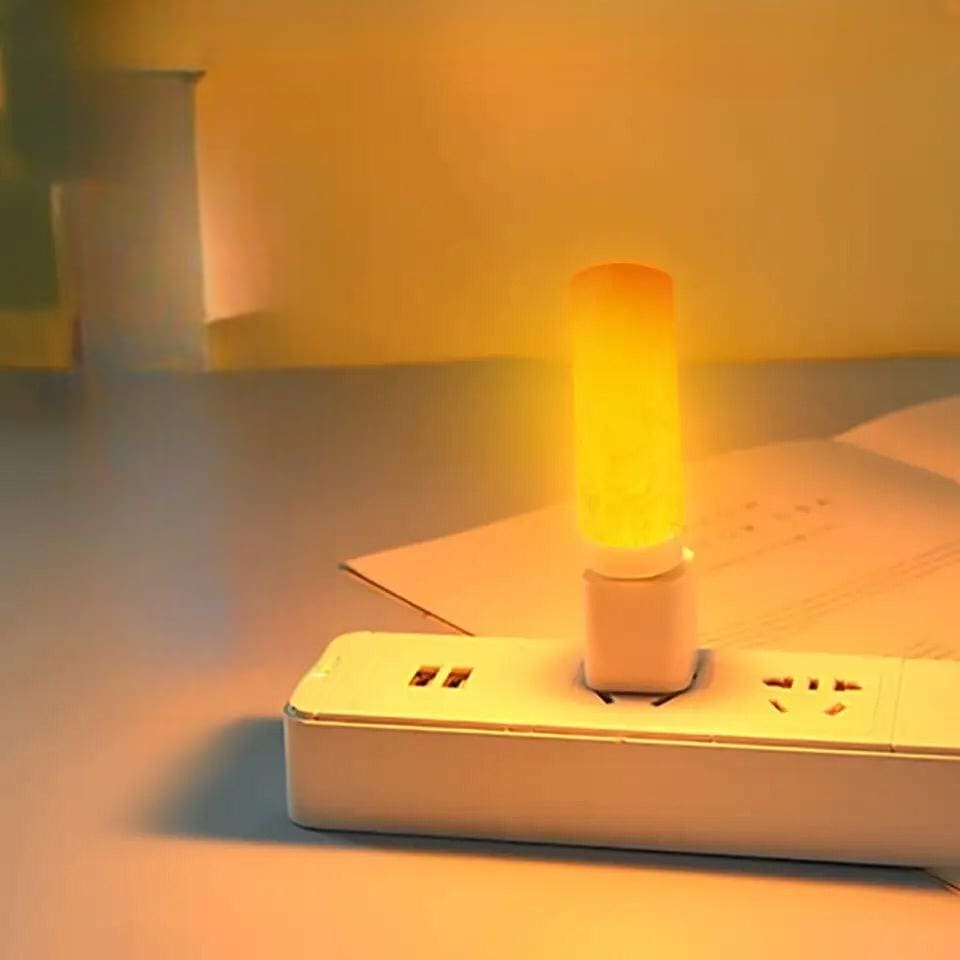 USB FLAME EFFECT LIGHT FOR AMBIENT DECOR