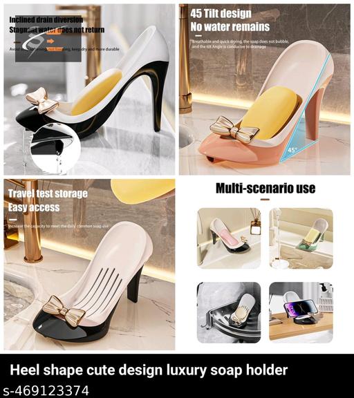 GIRLY HIGH HEEL SOAP DISH – DECORATIVE DESIGN