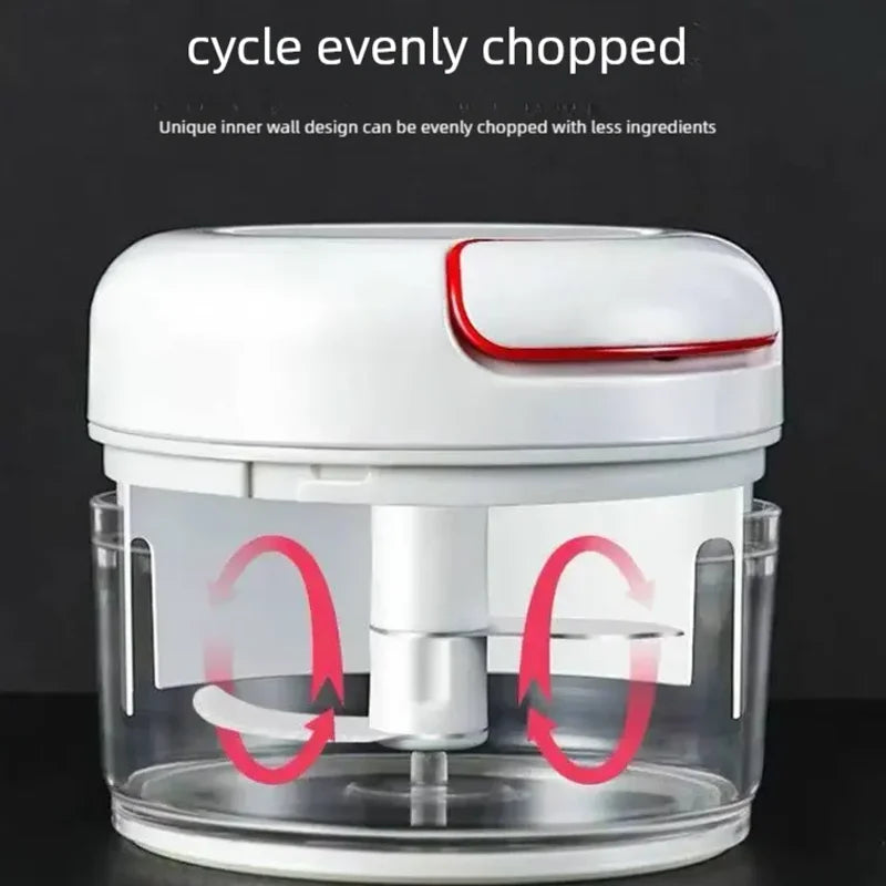 MANUAL HAND PULL GARLIC CHOPPER – TIME-SAVING & EASY TO CLEAN