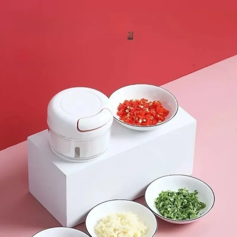 MANUAL HAND PULL GARLIC CHOPPER – TIME-SAVING & EASY TO CLEAN