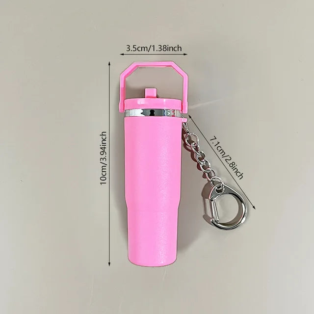 COLORFUL MINI TUMBLER KEYCHAIN – UNIQUE & ATTRACTIVE STYLE