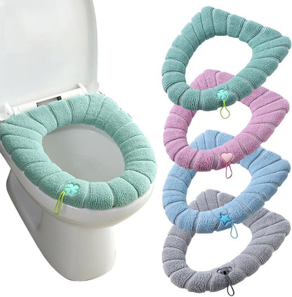 WASHABLE TOILET SEAT COVER – SOFT & STRETCHABLE