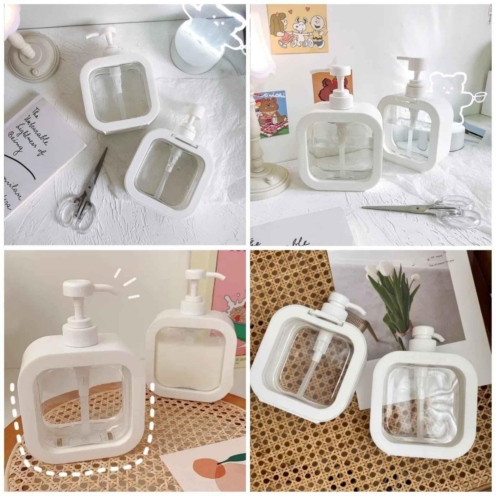STYLISH SQUARE SOAP DISPENSER REFILLABLE FOR HOME USE