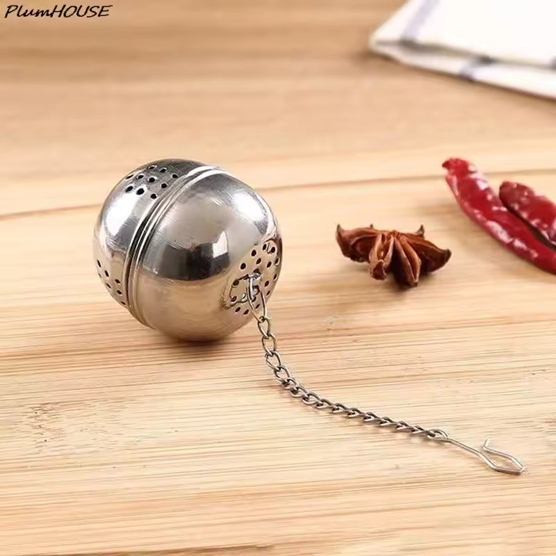 DURABLE STAINLESS STEEL TEA LEAVES DIFFUSER BALL
