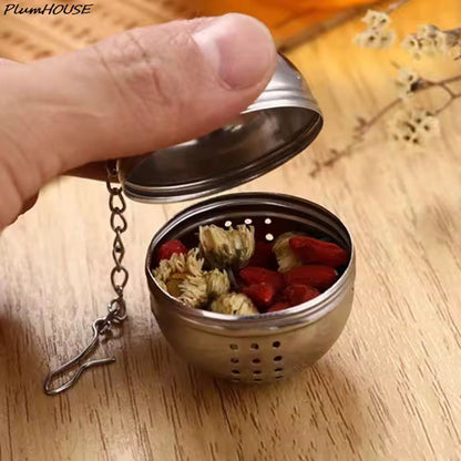 DURABLE STAINLESS STEEL TEA LEAVES DIFFUSER BALL