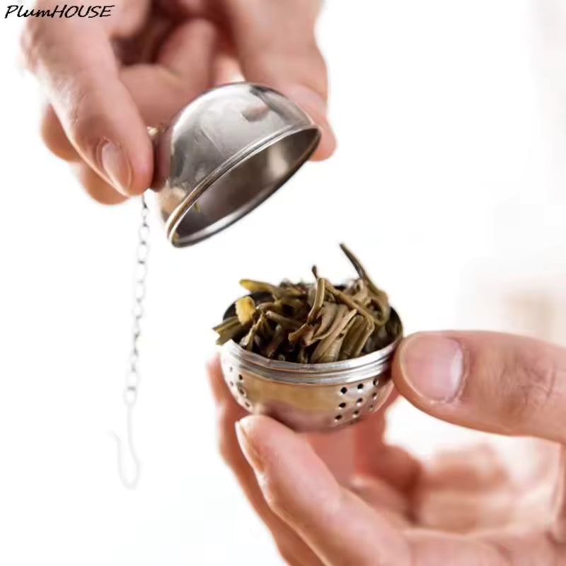 DURABLE STAINLESS STEEL TEA LEAVES DIFFUSER BALL