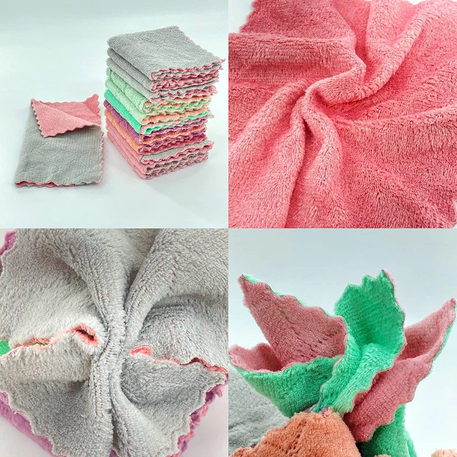 SUPER ABSORBENT CLEANING TOWELS (10PCS PACK)