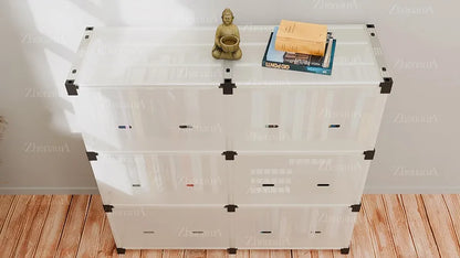 DUST-PROOF MULTIPURPOSE STORAGE SHELF RACK