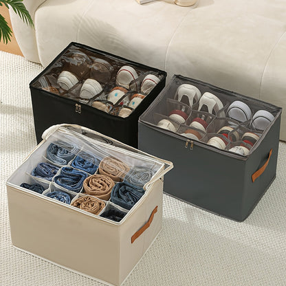 FOLDABLE FABRICS STORAGE ORGANIZER ✅