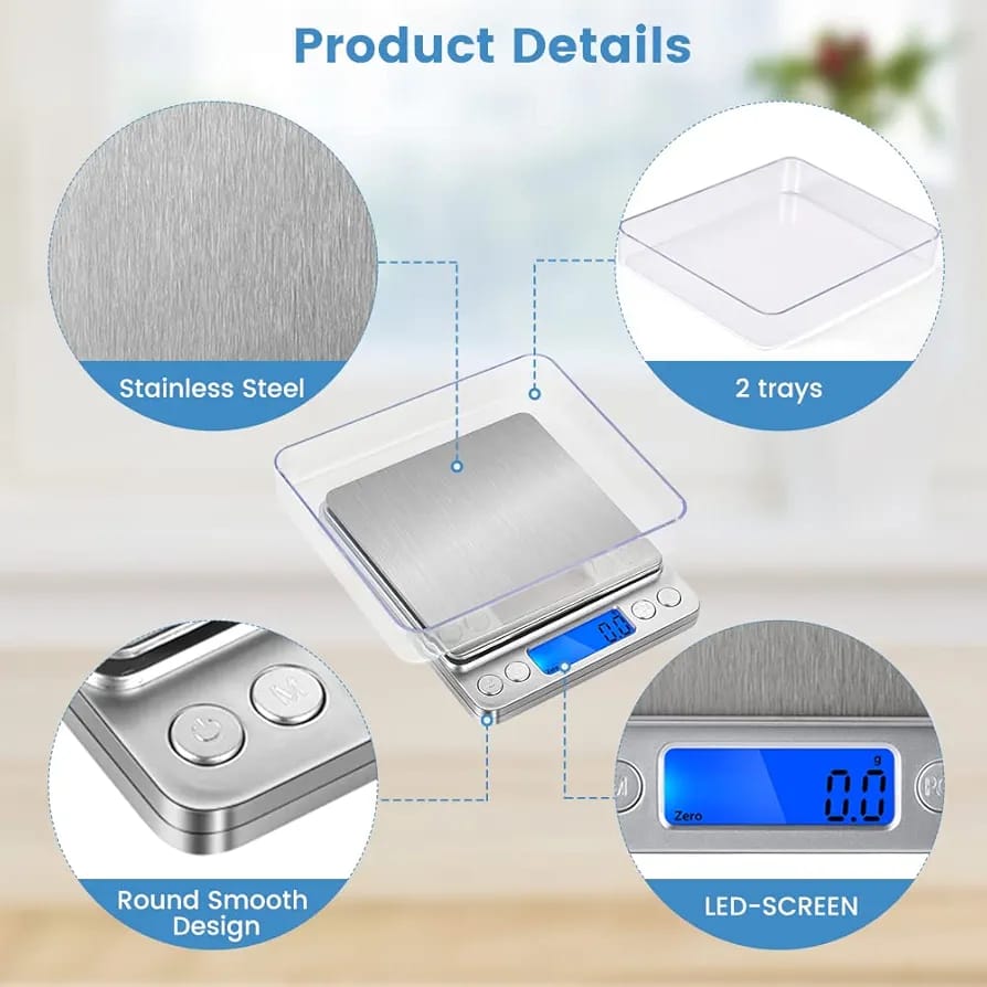 DIGITAL KITCHEN SCALE LED DISPLAY