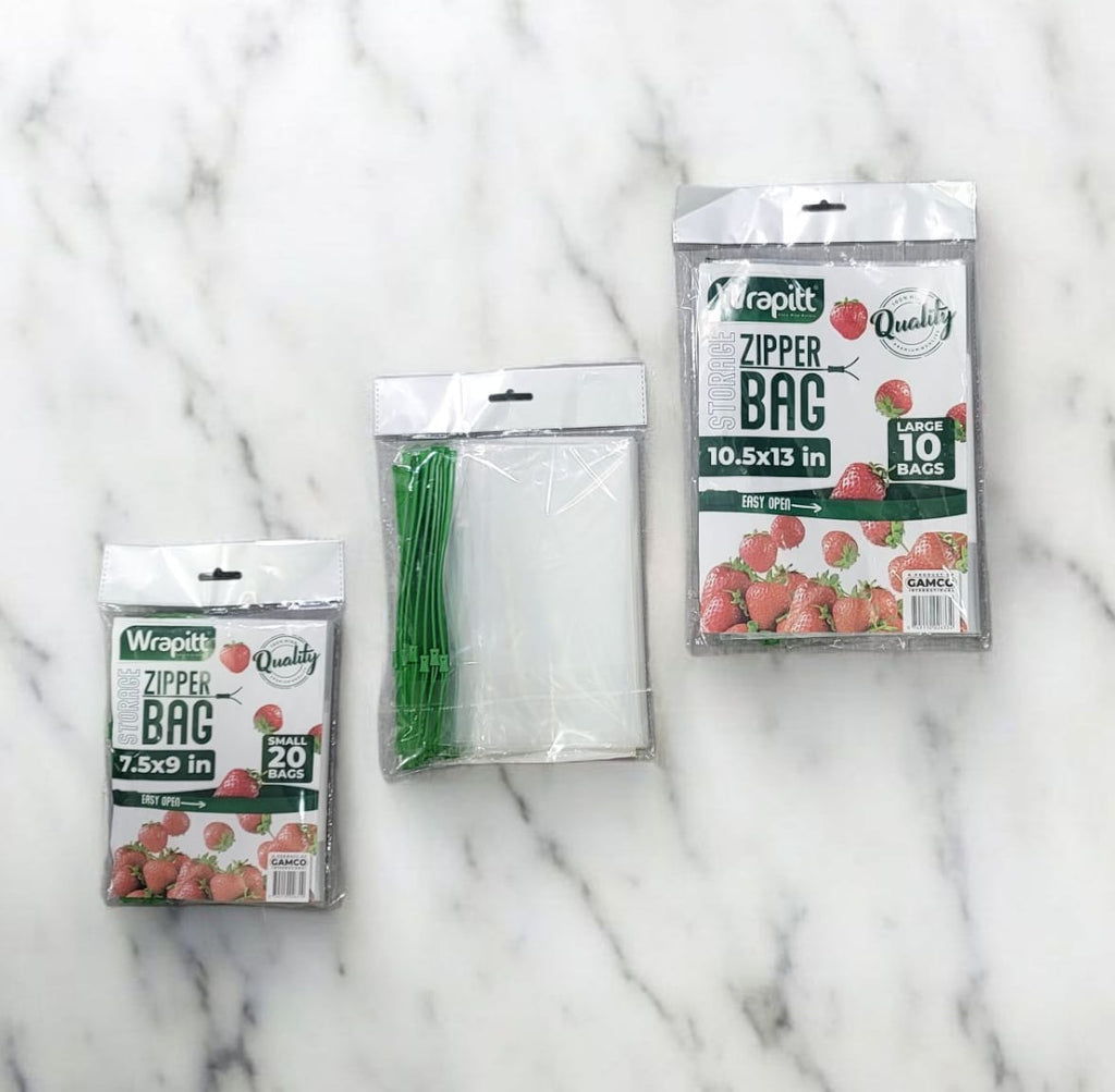 ZIPPER STORAGE BAGS
