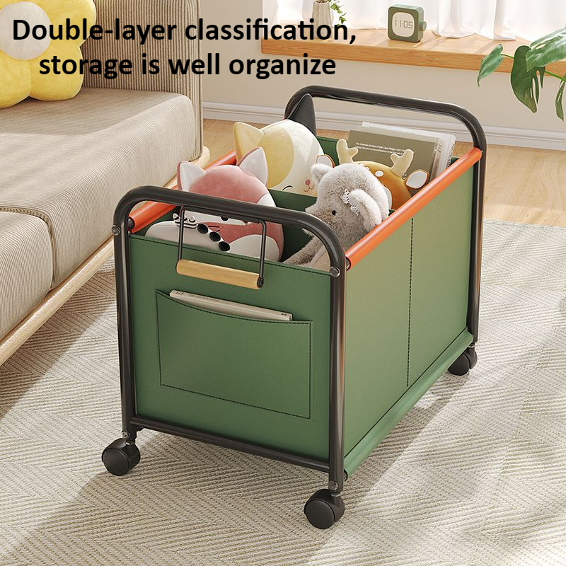 PREMIUM QUALITY TOY STORAGE ORGANIZER CART WITH WHEELS
