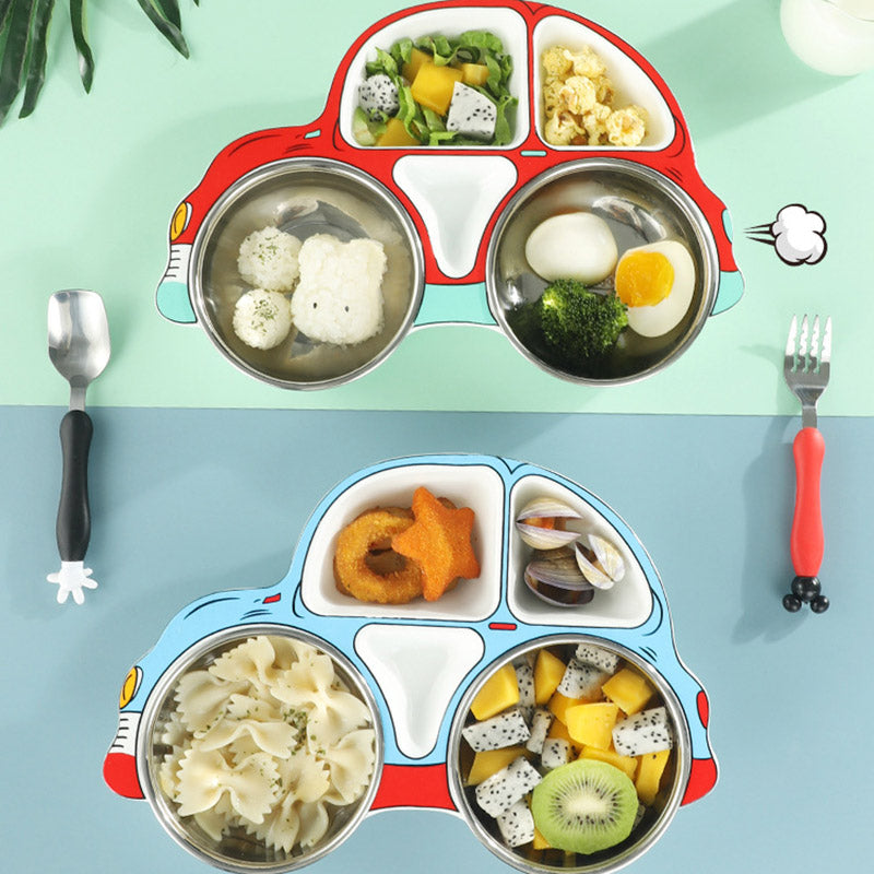 CARTOON CAR SHAPED LUNCH BOX (IMPORTED)