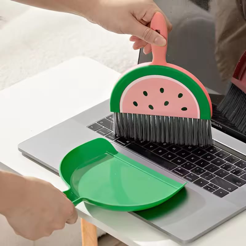 MINI DESKTOP BROOM & DUSTPAN SET ✅