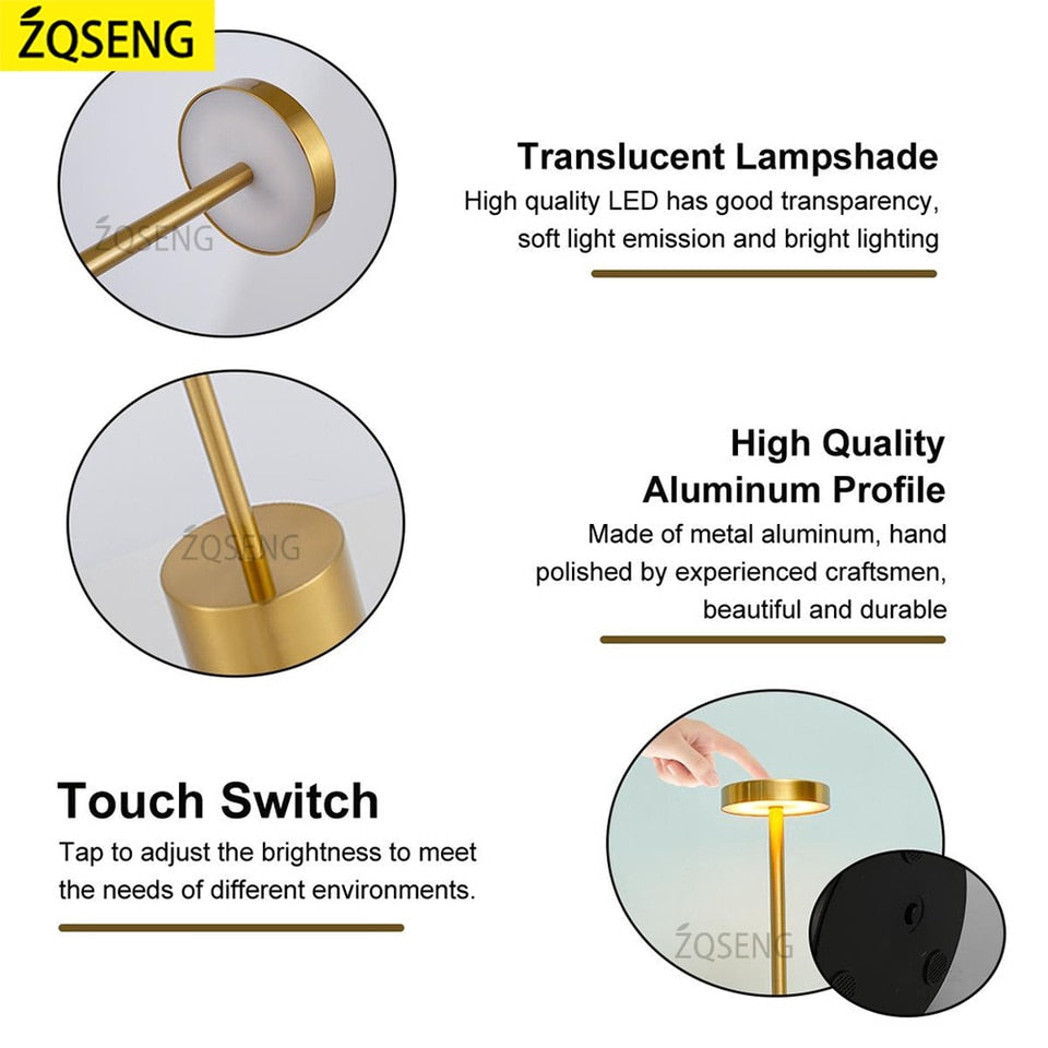 METAL LED TABLE LAMP