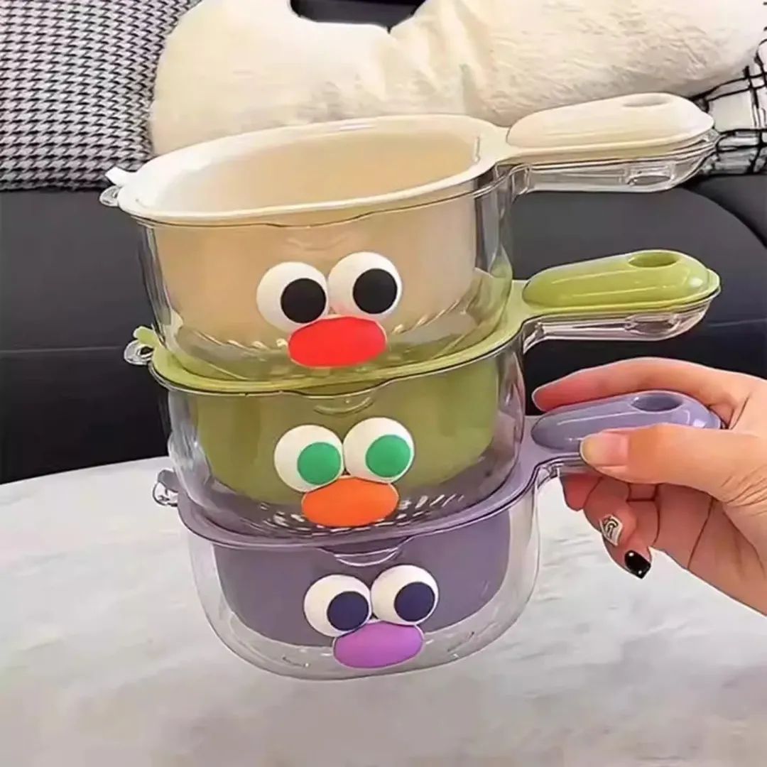 KITCHEN DUAL-LAYER DRAINING BASKET ✅