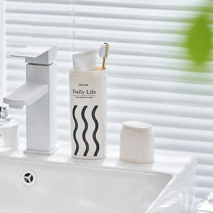 PORTABLE TRAVEL TOOTHBRUSH CASE