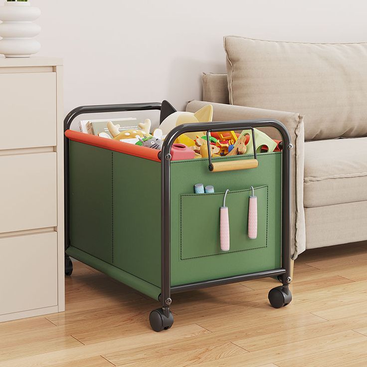 PREMIUM QUALITY TOY STORAGE ORGANIZER CART WITH WHEELS