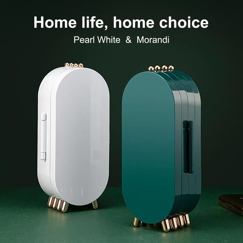 4 GRID FOLDABLE DESKTOP JEWELLERY ORGANIZER