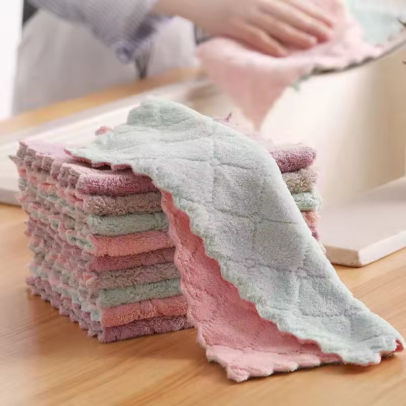 SUPER ABSORBENT CLEANING TOWELS (10PCS PACK)