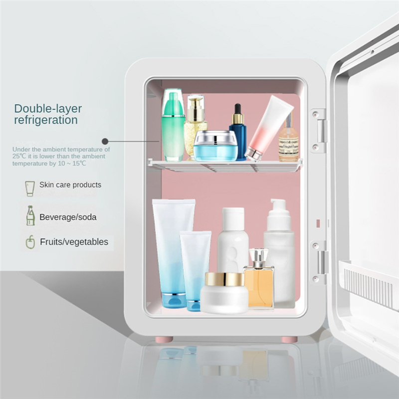 MINI MAKEUP FRIDGE: AC/DC COOLER & WARMER FOR BEAUTY & SKINCARE | HOME & CAR USE
