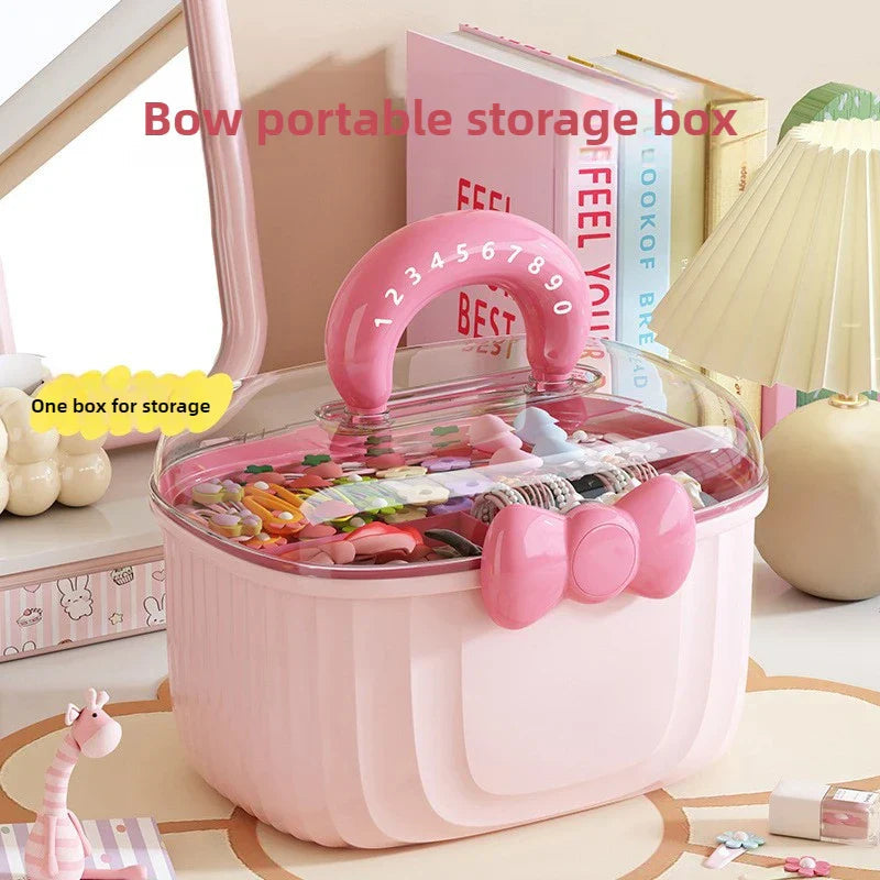 PORTABLE MAKEUP AND ACCESSORIES STORAGE BOX