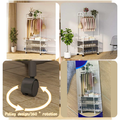 3LAYER MULTIFUNCTIONAL CLOTH WITH SHOE RACK (BOX PACKING)