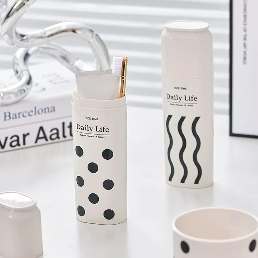 PORTABLE TRAVEL TOOTHBRUSH CASE