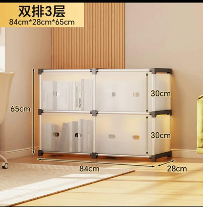 DUST-PROOF MULTIPURPOSE STORAGE SHELF RACK