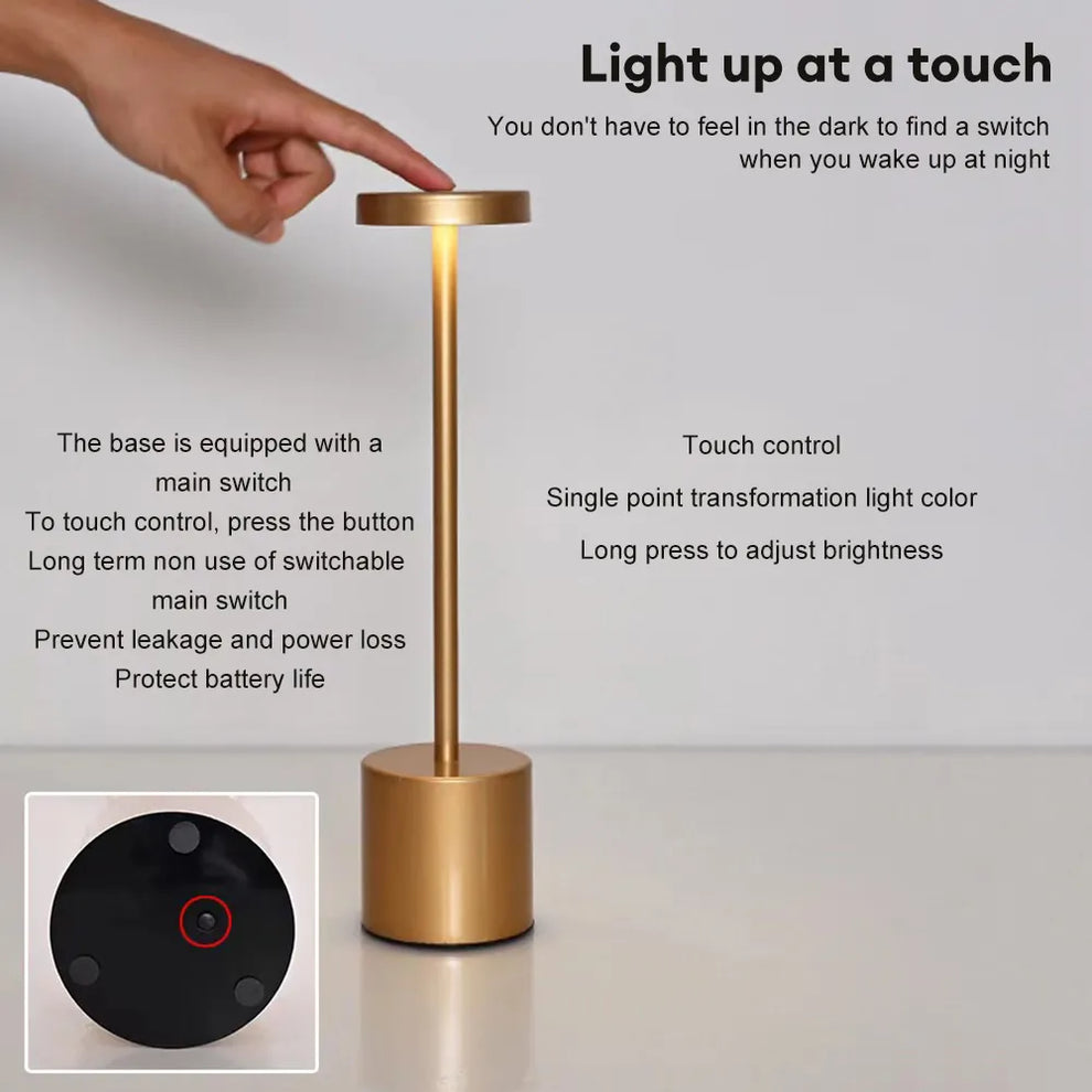 METAL LED TABLE LAMP