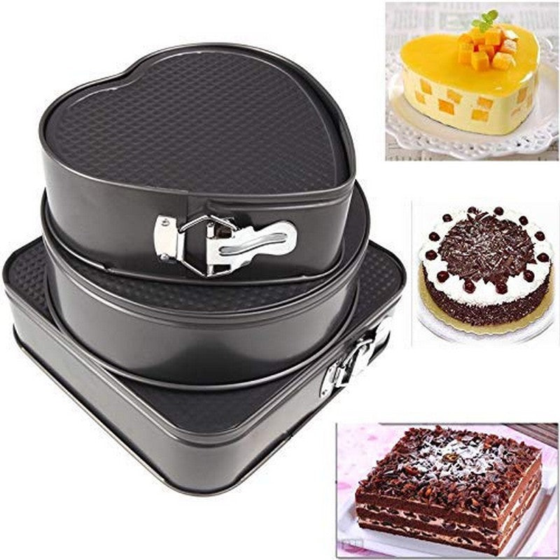 NONSTICK CHEESE CAKE PAN CAKE MOLD 3PCS SET