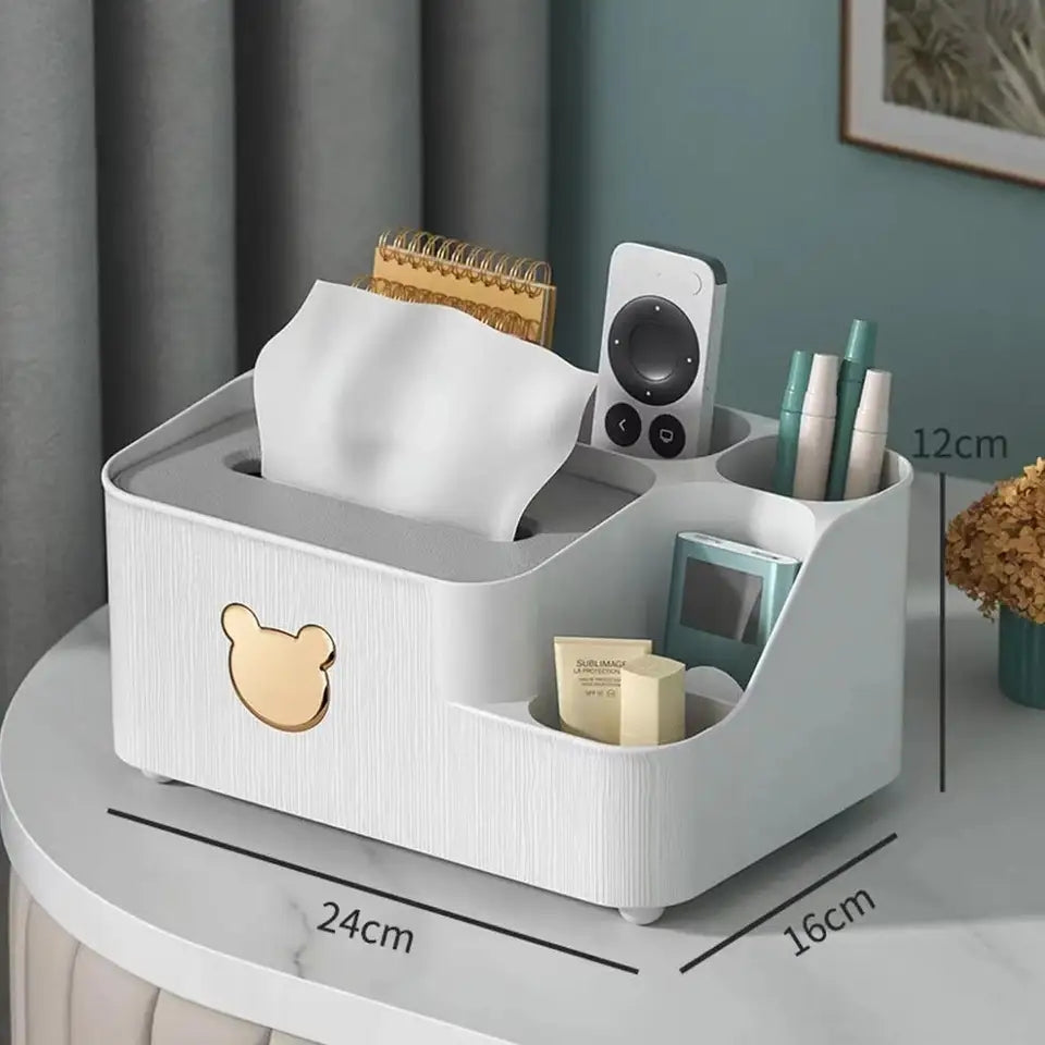 DESKTOP TISSUE STORAGE BOX