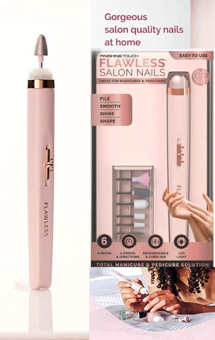 RECHARGEABLE FLAWLESS NAIL SALON FINISHING TOUCH