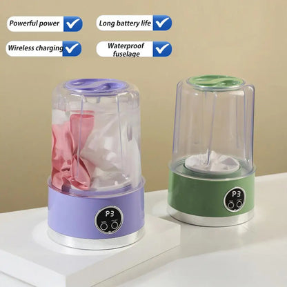 PORTABLE COMPACT MINI WASHING MACHINE