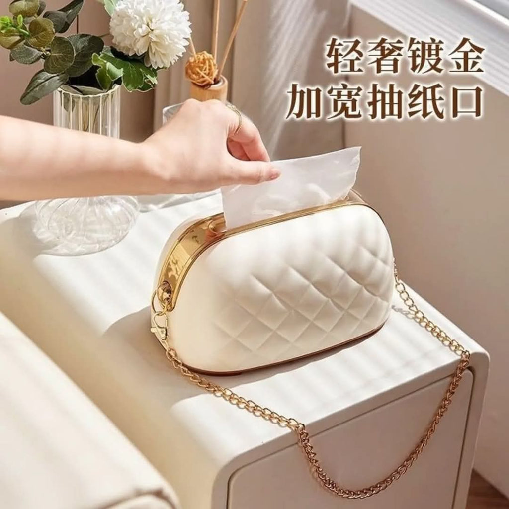 HANDBAG STYLE TISSUE BOX