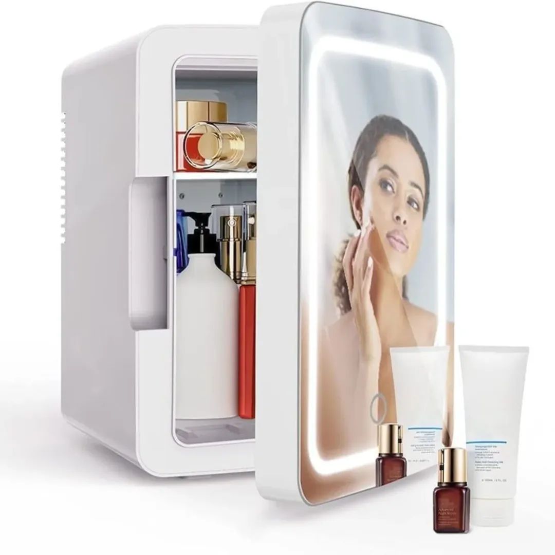 MINI MAKEUP FRIDGE: AC/DC COOLER & WARMER FOR BEAUTY & SKINCARE | HOME & CAR USE