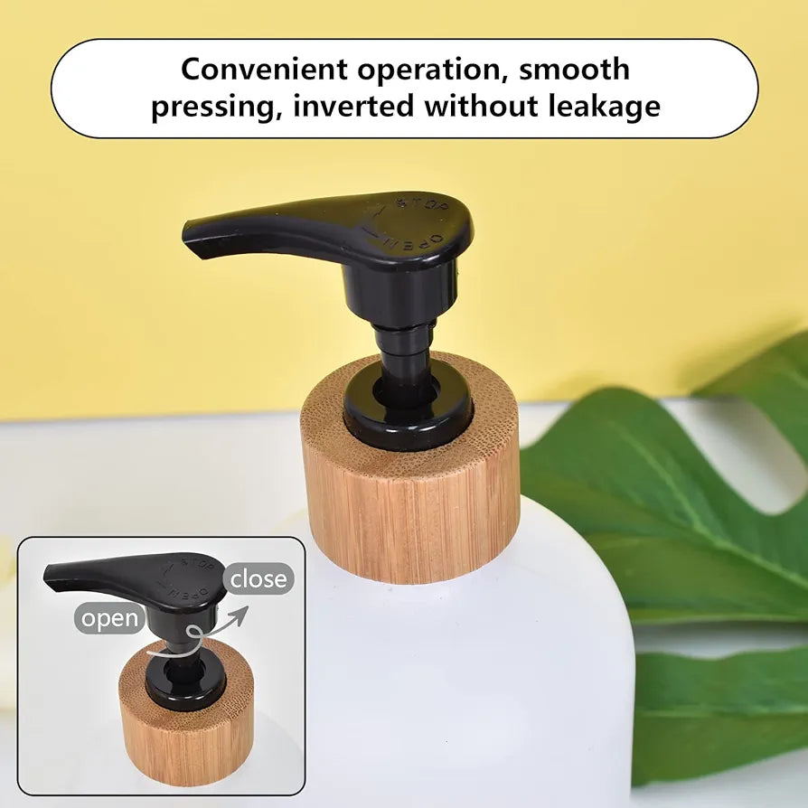 HAND AND DISH SOAP DISPENSER GLASS MATERIAL (PAIR)