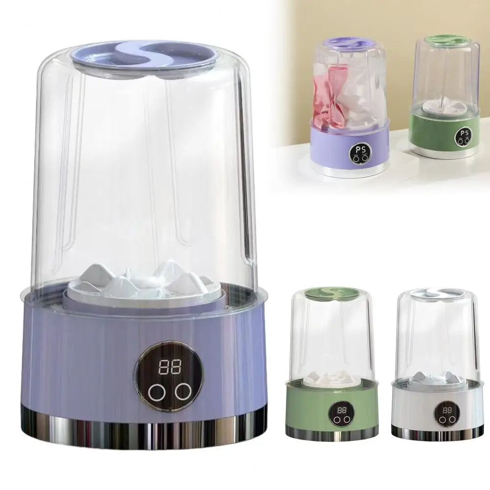PORTABLE COMPACT MINI WASHING MACHINE