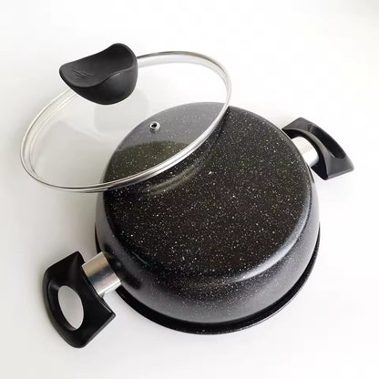 SYNMORE GRANITE COATING NON-STICK COOKING POT ✅