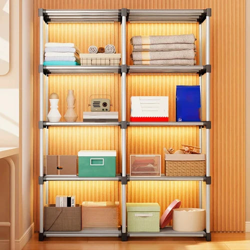 DUST-PROOF MULTIPURPOSE STORAGE SHELF RACK
